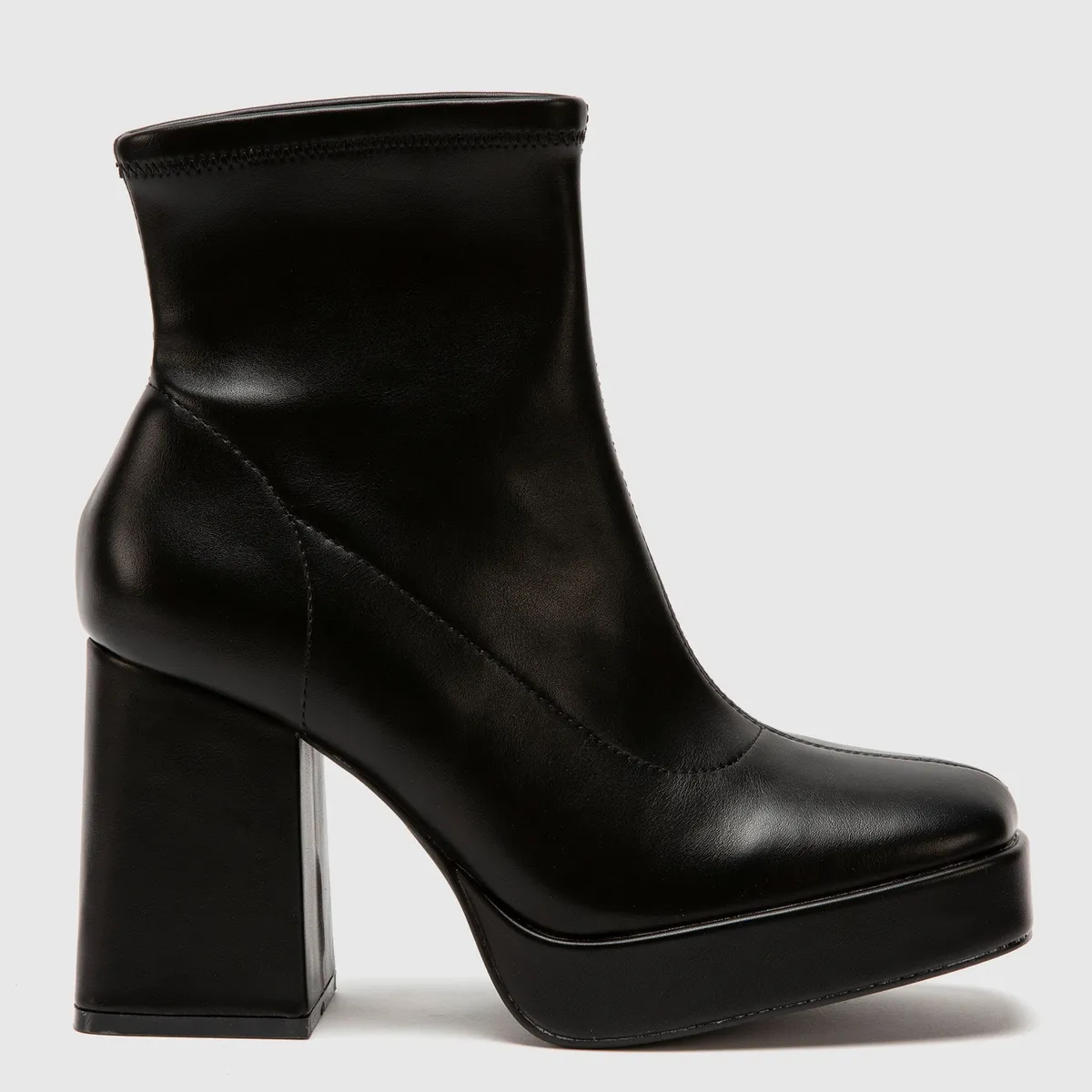 BASEMENT - Botin Mujer Negro Basement