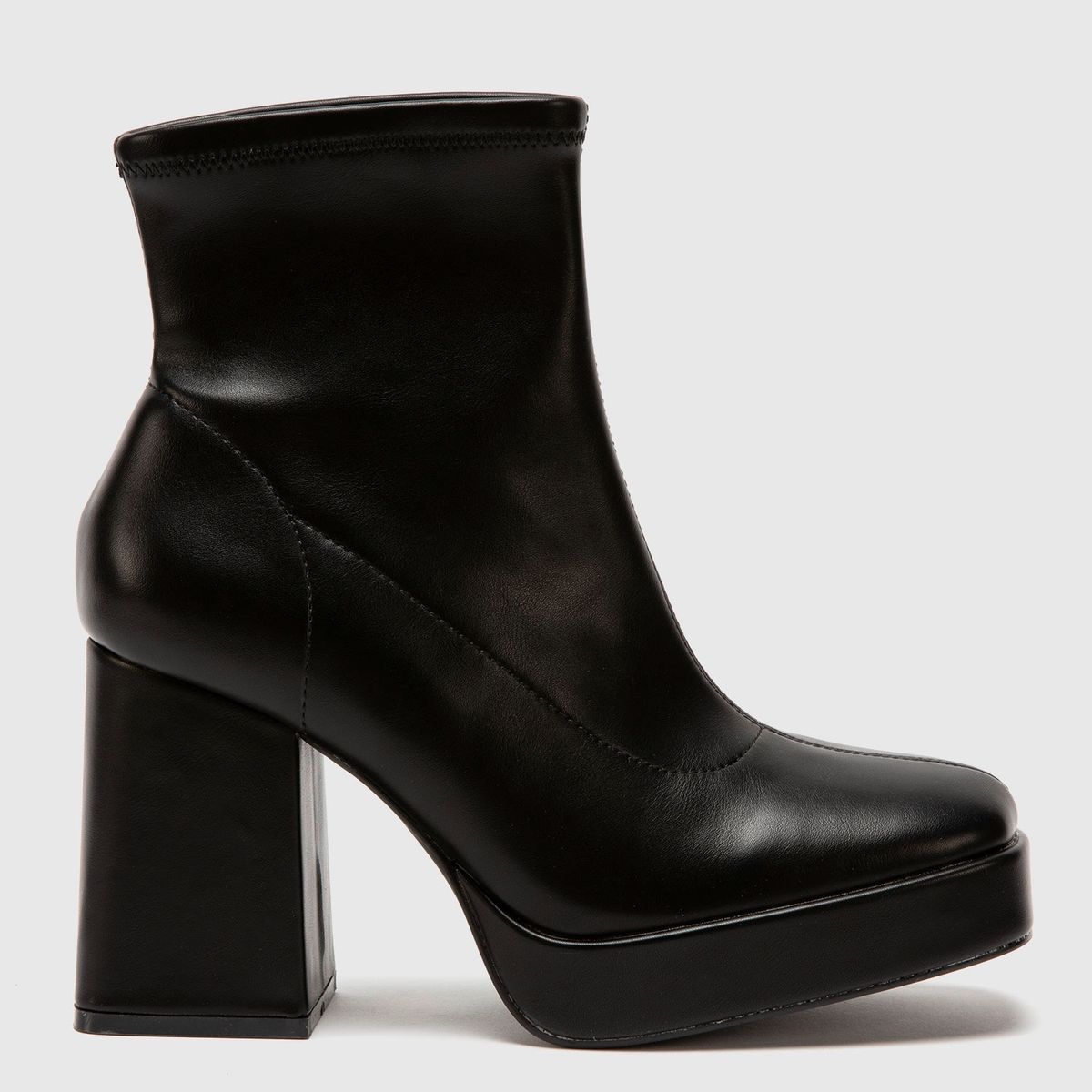 BASEMENT - Botin Mujer Negro Basement