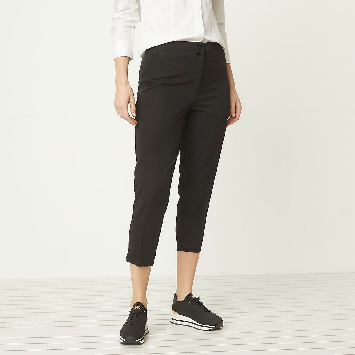 S COCCI - Pantalón Capri Tiro Alto Mujer S.Cocci Slim Fit Casual