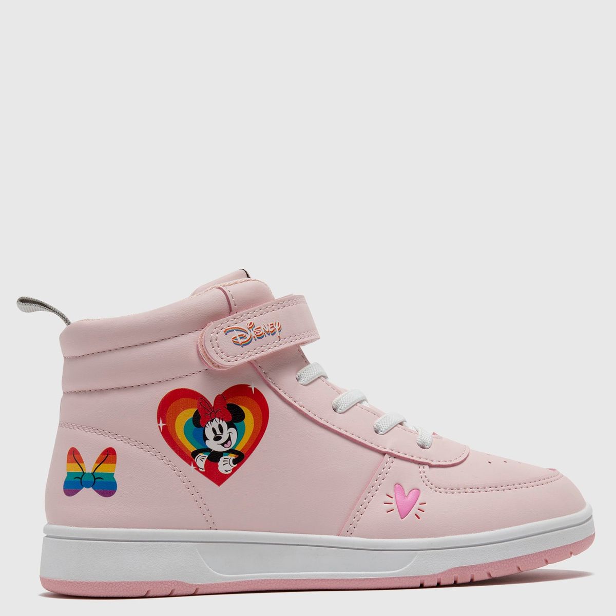 DISNEY - Zapatilla Urbana Niña Velcro Rosado (26 a 34) Disney