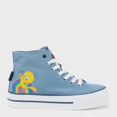 WARNER BROS - Zapatillas Urbana Mujer Azul