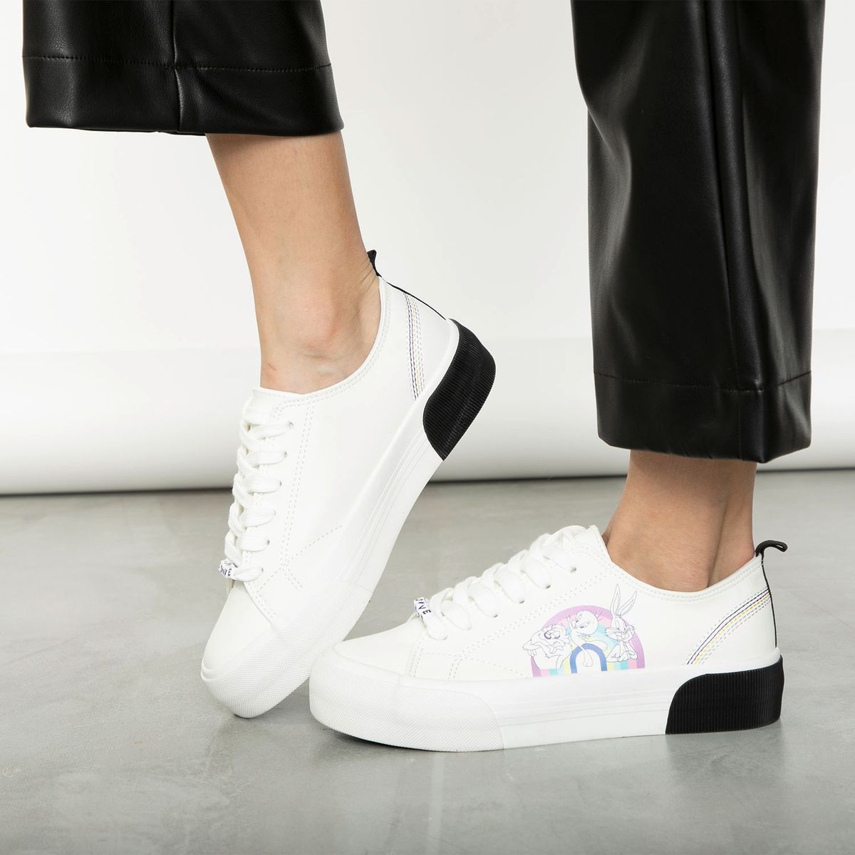 WARNER BROS - Zapatilla Mujer Urban Blanco Warner Bros