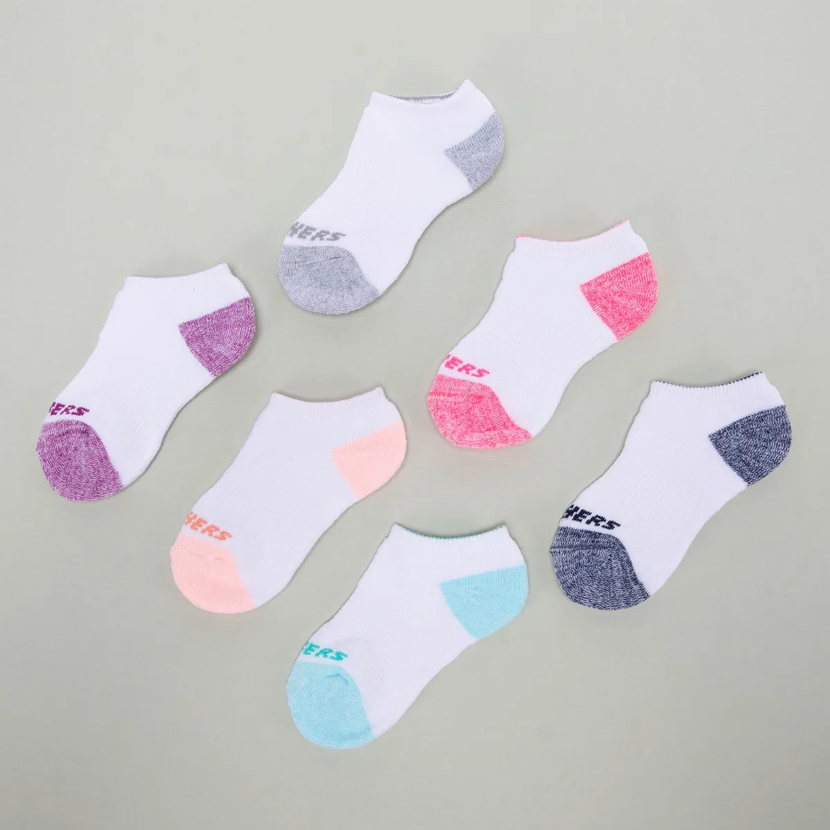 SKECHERS - Calcetines de Fútbol Niña Pack de 6 Skechers