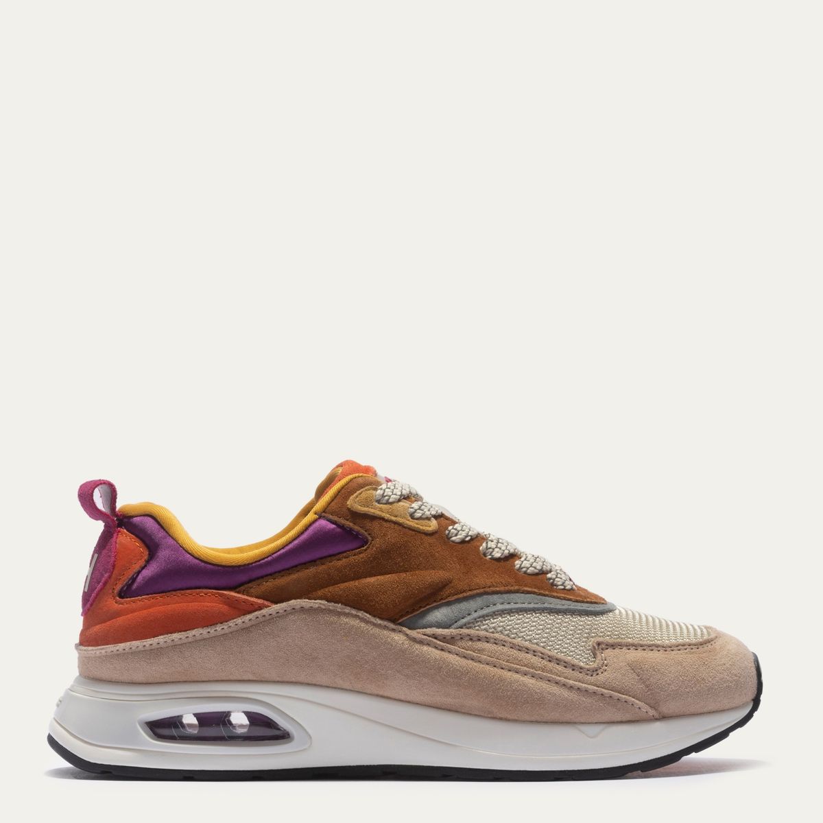 HOFF - Zapatilla Urbana Mujer Cuero Multicolor Hoff