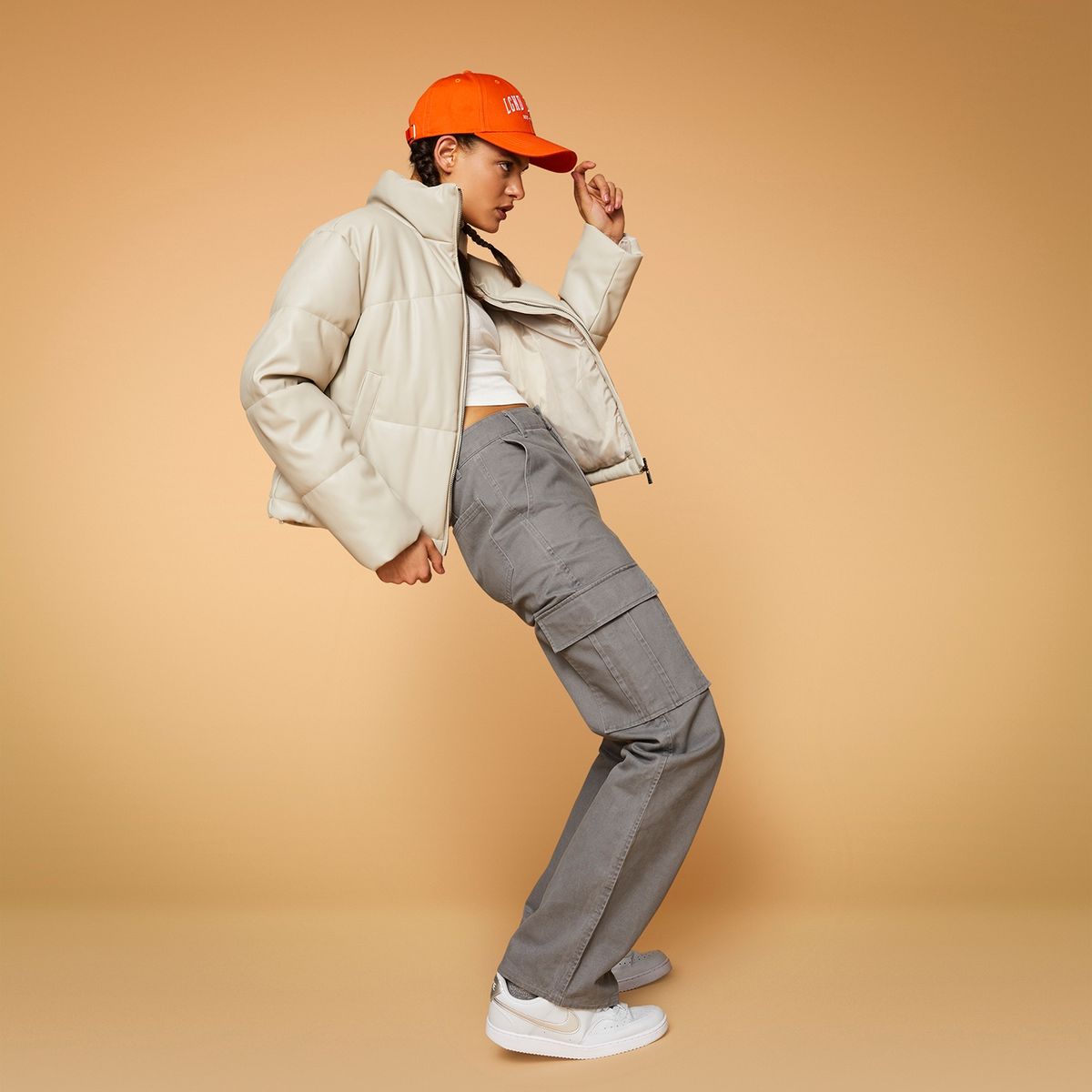 SYBILLA - Sybilla Pantalón Cargo Tiro Alto Mujer