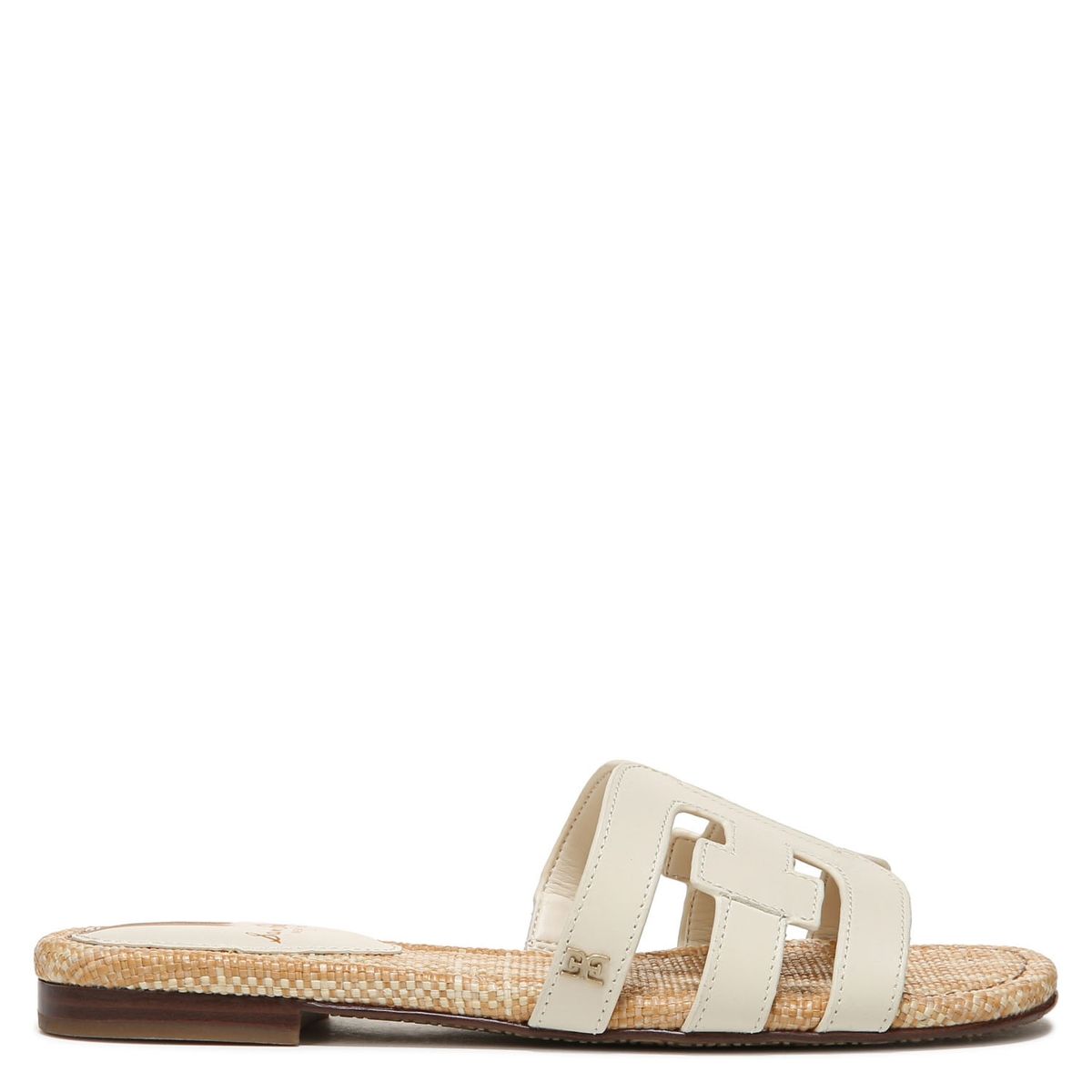 SAM EDELMAN - Sandalia Plana Mujer Cuero Blanco Sam Edelman