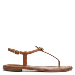 SAM EDELMAN - Sandalia Plana Mujer Cuero Café