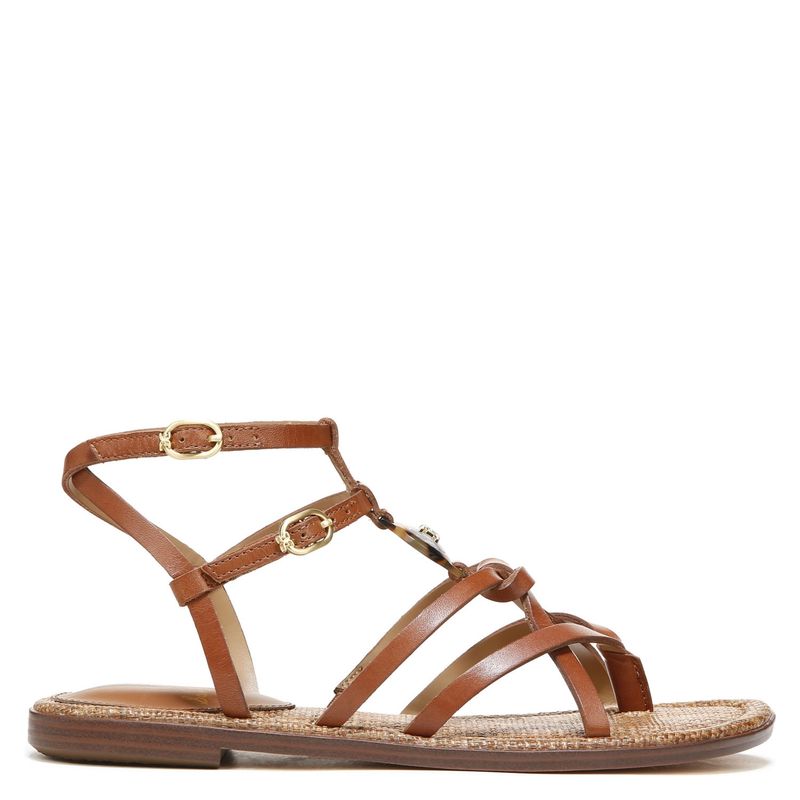 SAM EDELMAN - Sandalia Mujer Cuero Café Sam Edelman