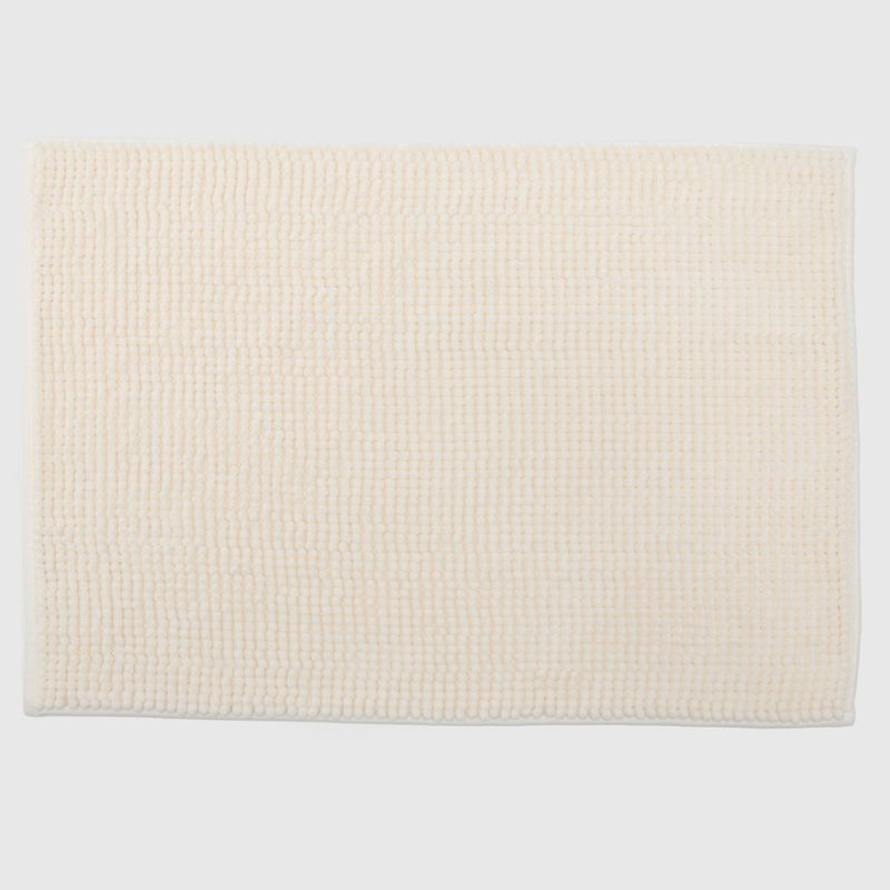 MICA - Alfombra de Baño Mica Basic Blanca 50x50 cm