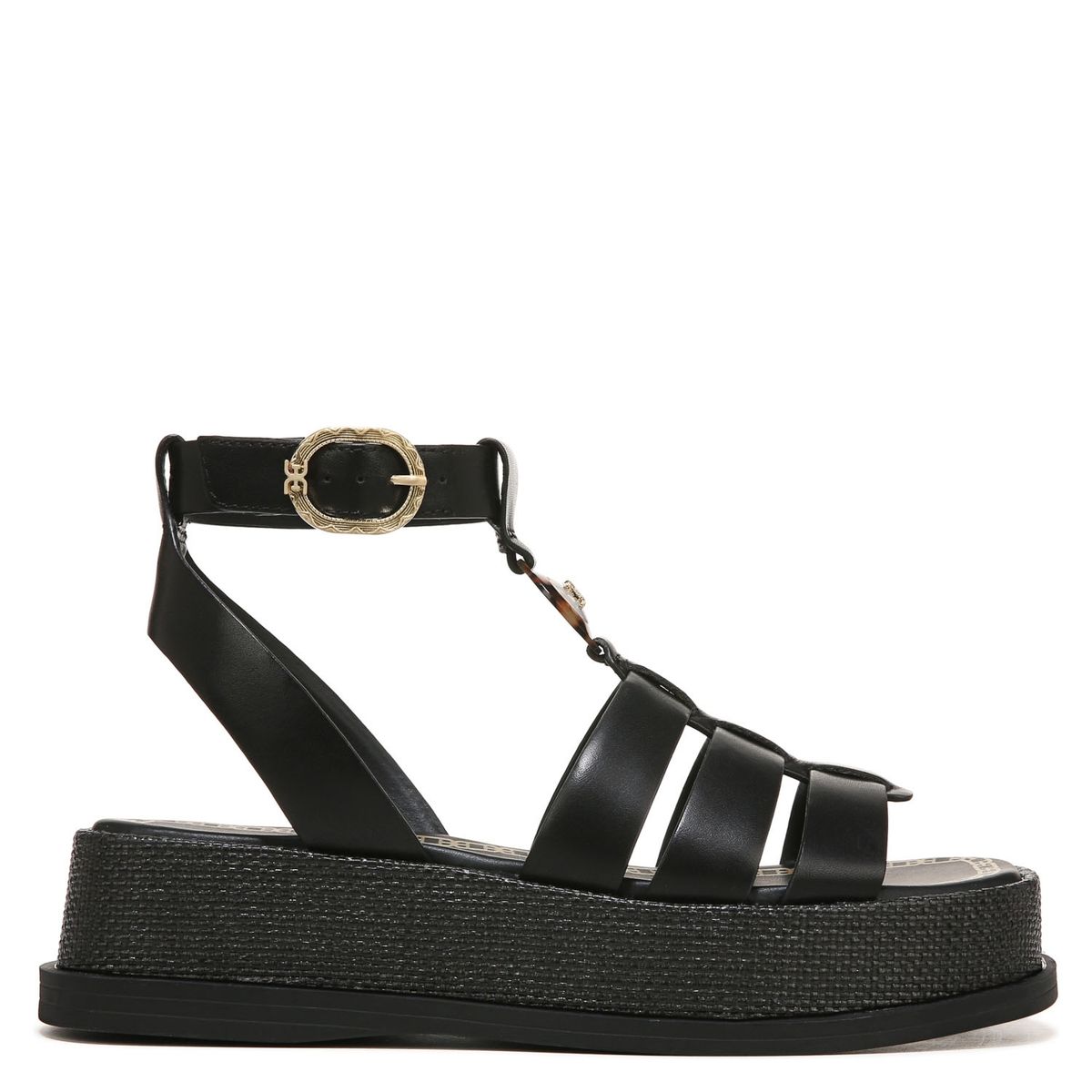 SAM EDELMAN - Sandalia Mujer Cuero Negro Sam Edelman