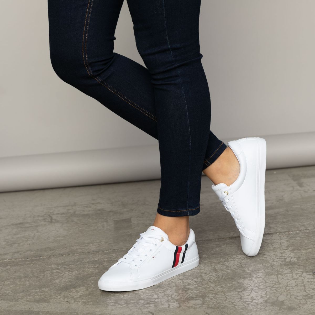 TOMMY HILFIGER - Zapatilla Urbana Mujer Blanco Tommy Hilfiger