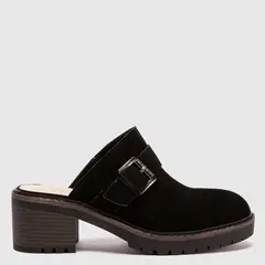 APOLOGY - Zapato Casual Mujer Gamuza Negro