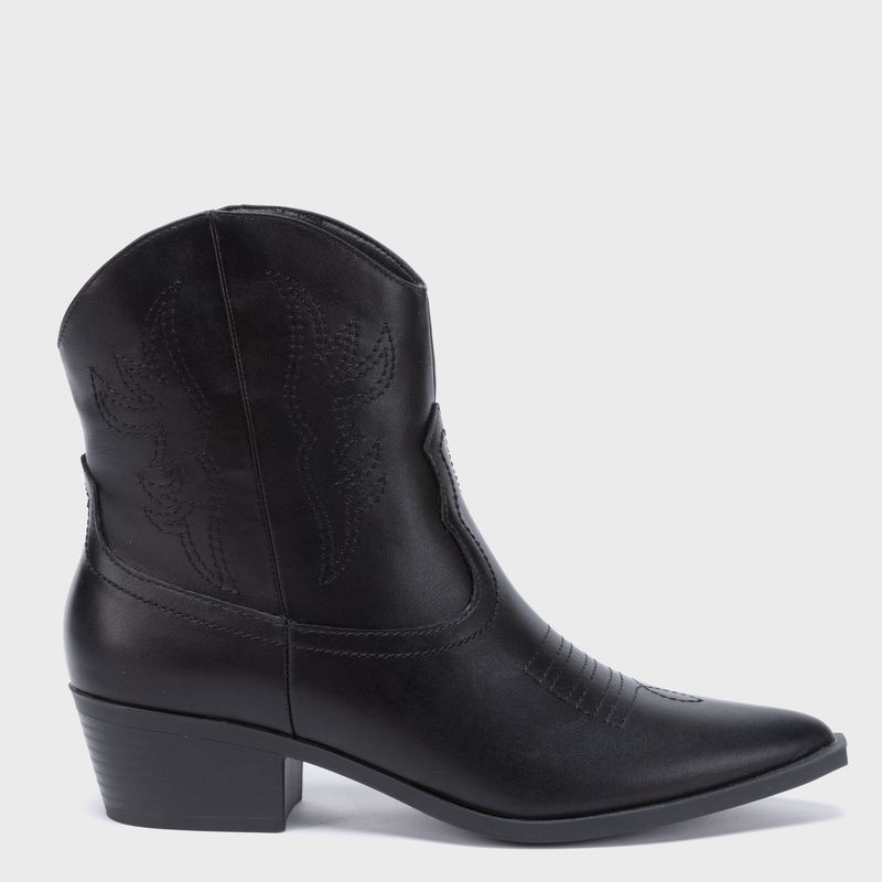 SYBILLA - Bota Vaquera Cas Tewesternsy Negro Mujer Sybilla