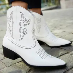 SYBILLA - Botín Casual Mujer Blanco