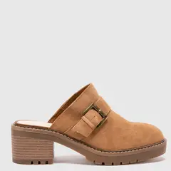 APOLOGY - Zapato Casual Mujer Gamuza Café