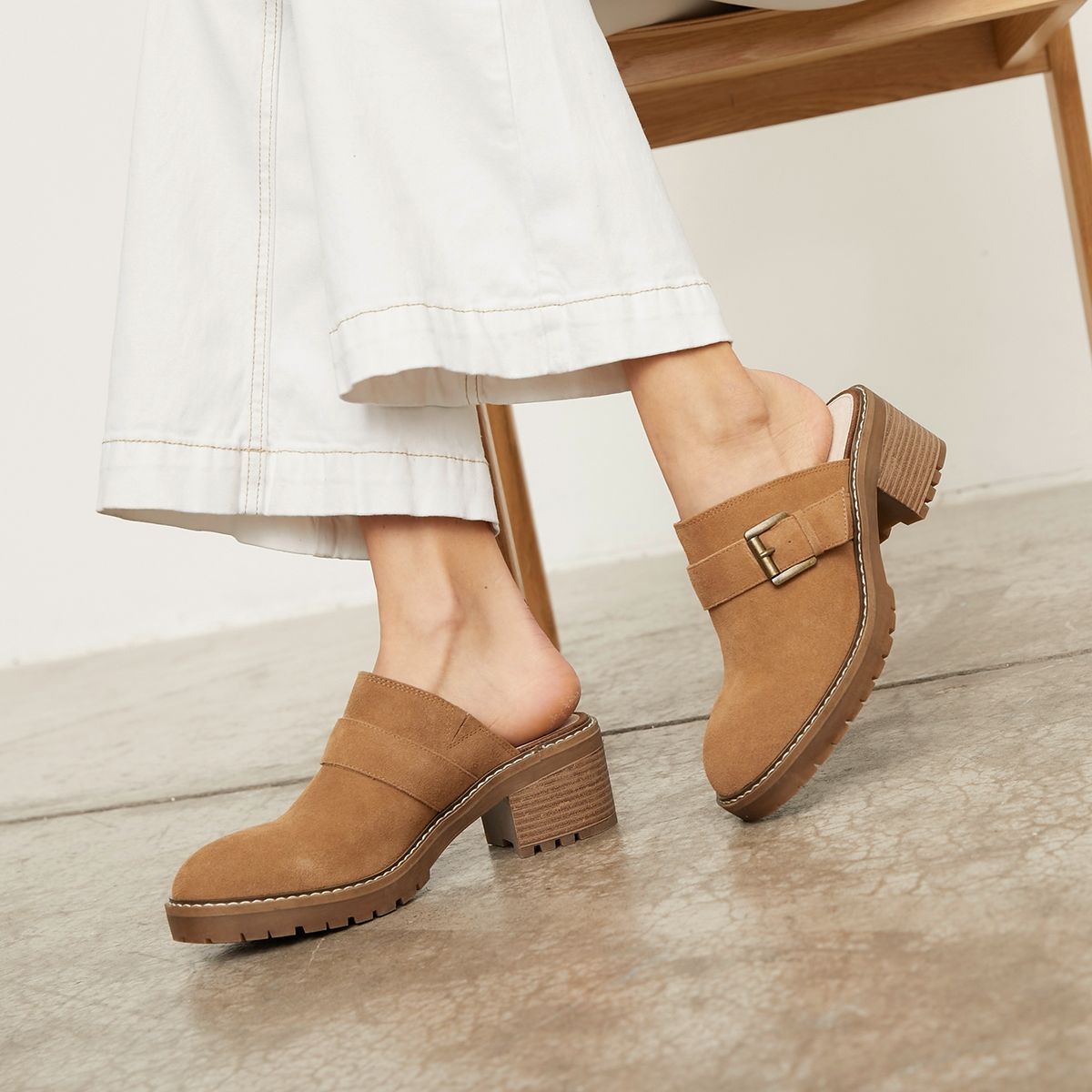 APOLOGY - Zapato Casual Mujer Gamuza Café Apology
