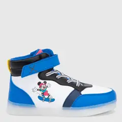 DISNEY - Zapatilla Urbana Niño Velcro Azul (26 a 33)