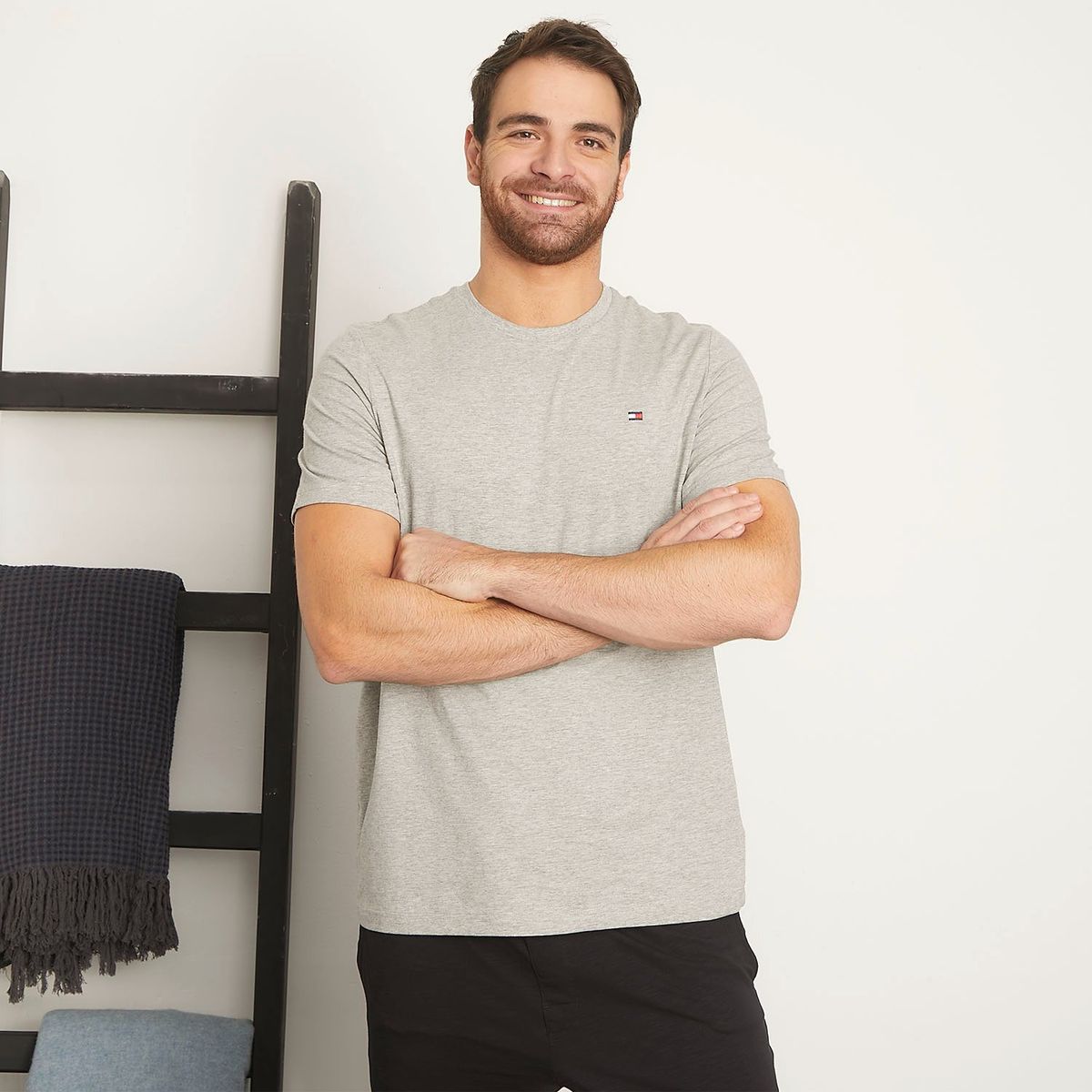 TOMMY HILFIGER - Polera Pijama Manga Corta Hombre Tommy Hilfiger