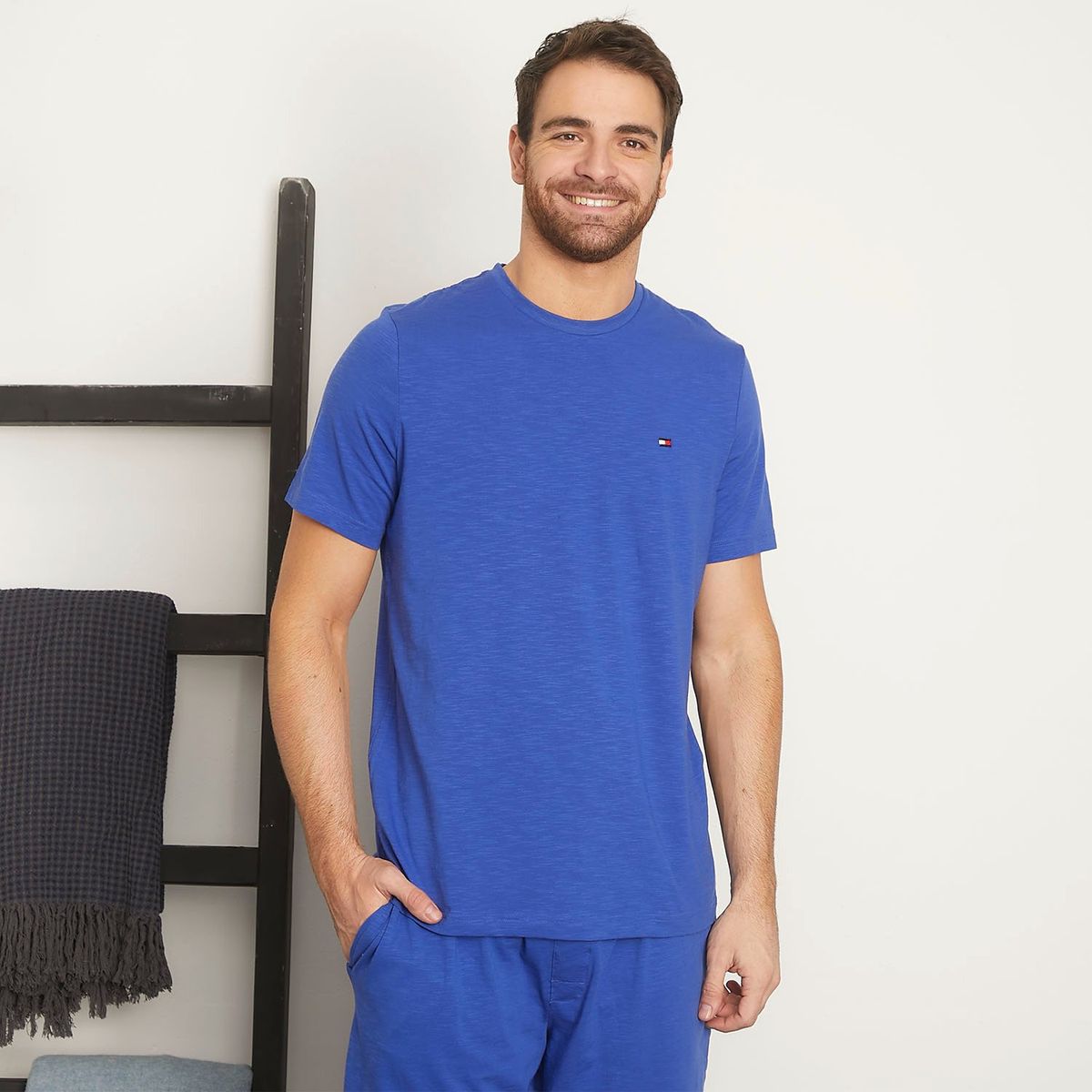 TOMMY HILFIGER - Polera Pijama Manga Corta Hombre Tommy Hilfiger