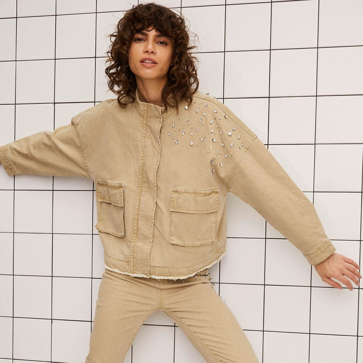 BASEMENT - Basement Chaqueta Mujer Por Fran Larrain