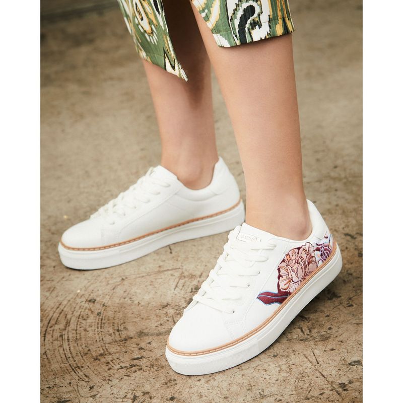 BASEMENT - Zapatilla Urbana Mujer Blanco Basement