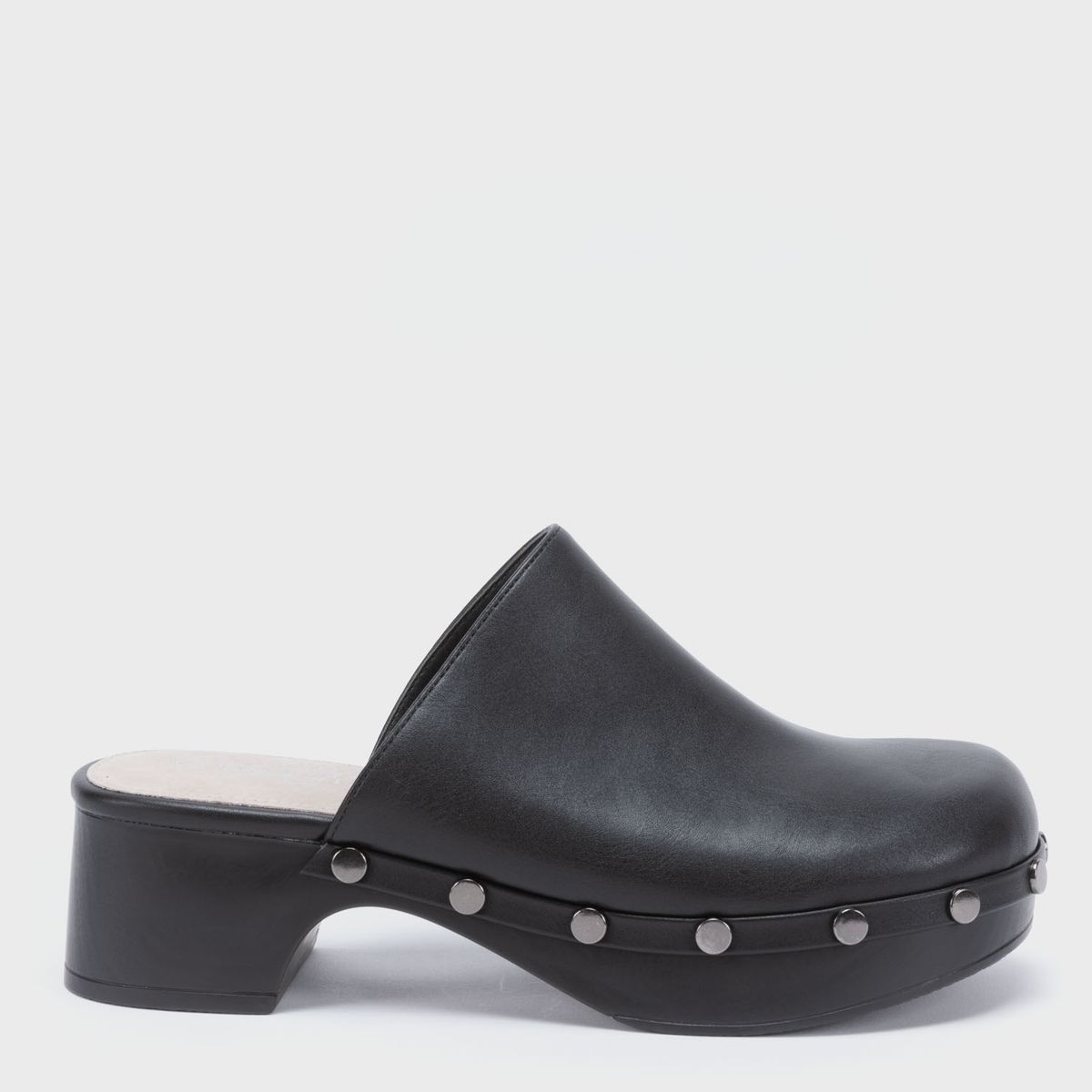 BASEMENT - Sandalia Mujer Negro Basement