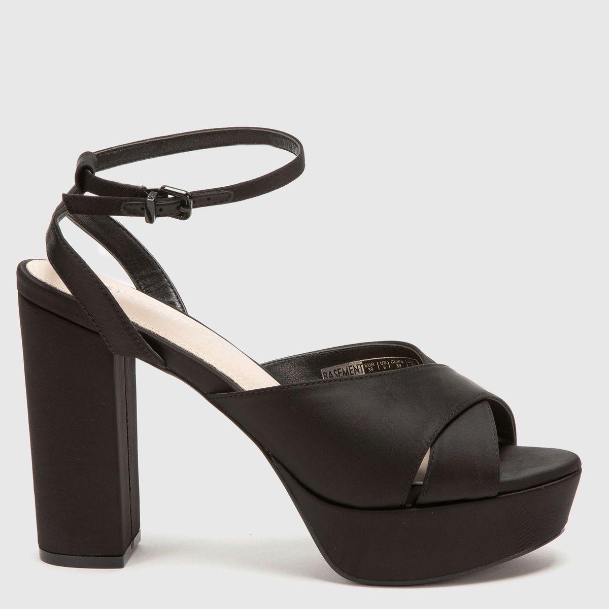 BASEMENT - Sandalia Mujer Negro Basement