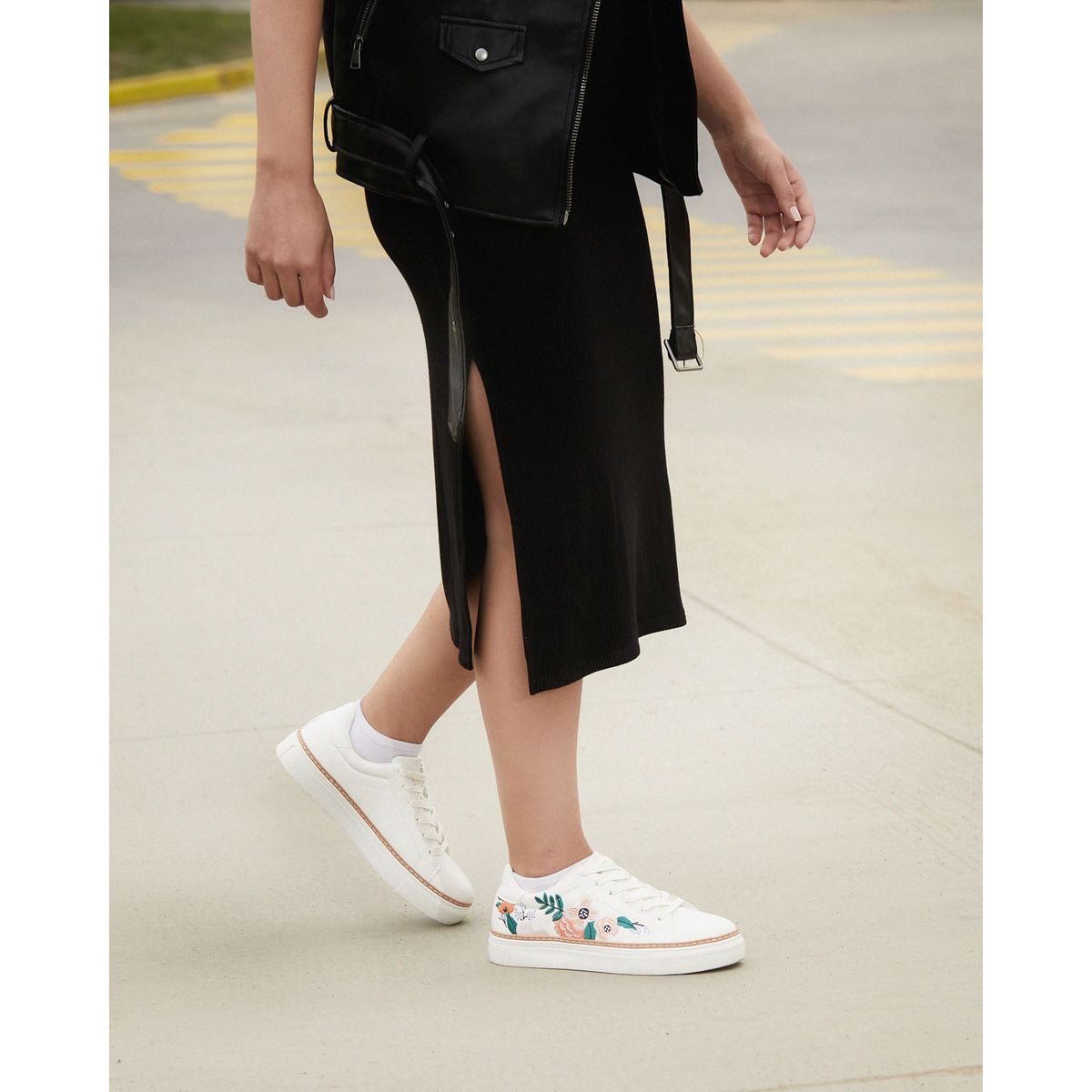 BASEMENT - Zapatilla Urbana Mujer Blanco Basement