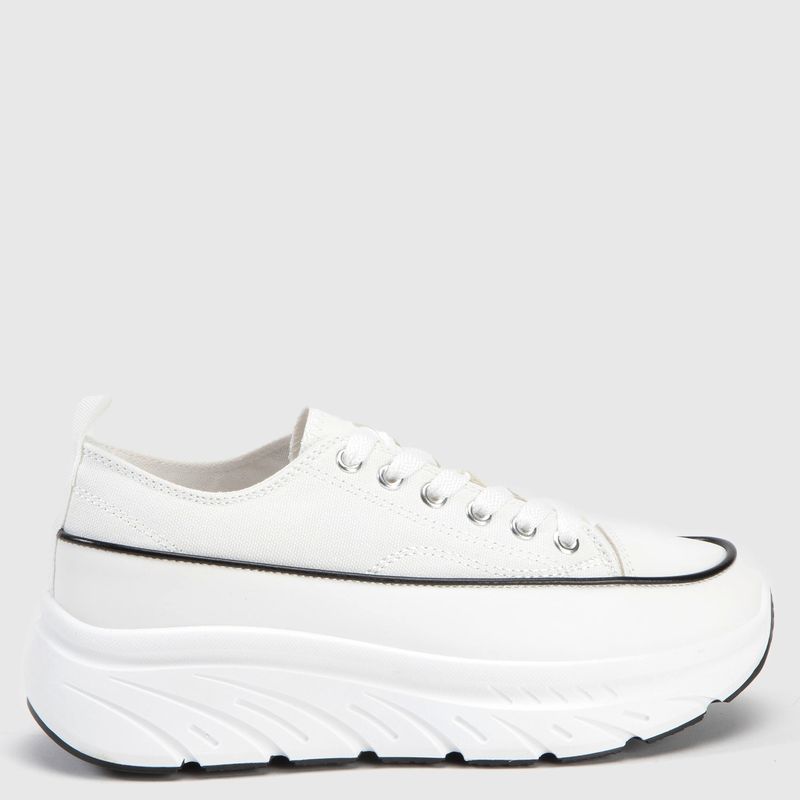 SYBILLA - Zucos Zapatilla Urbanas Mujer Blanco Sybilla