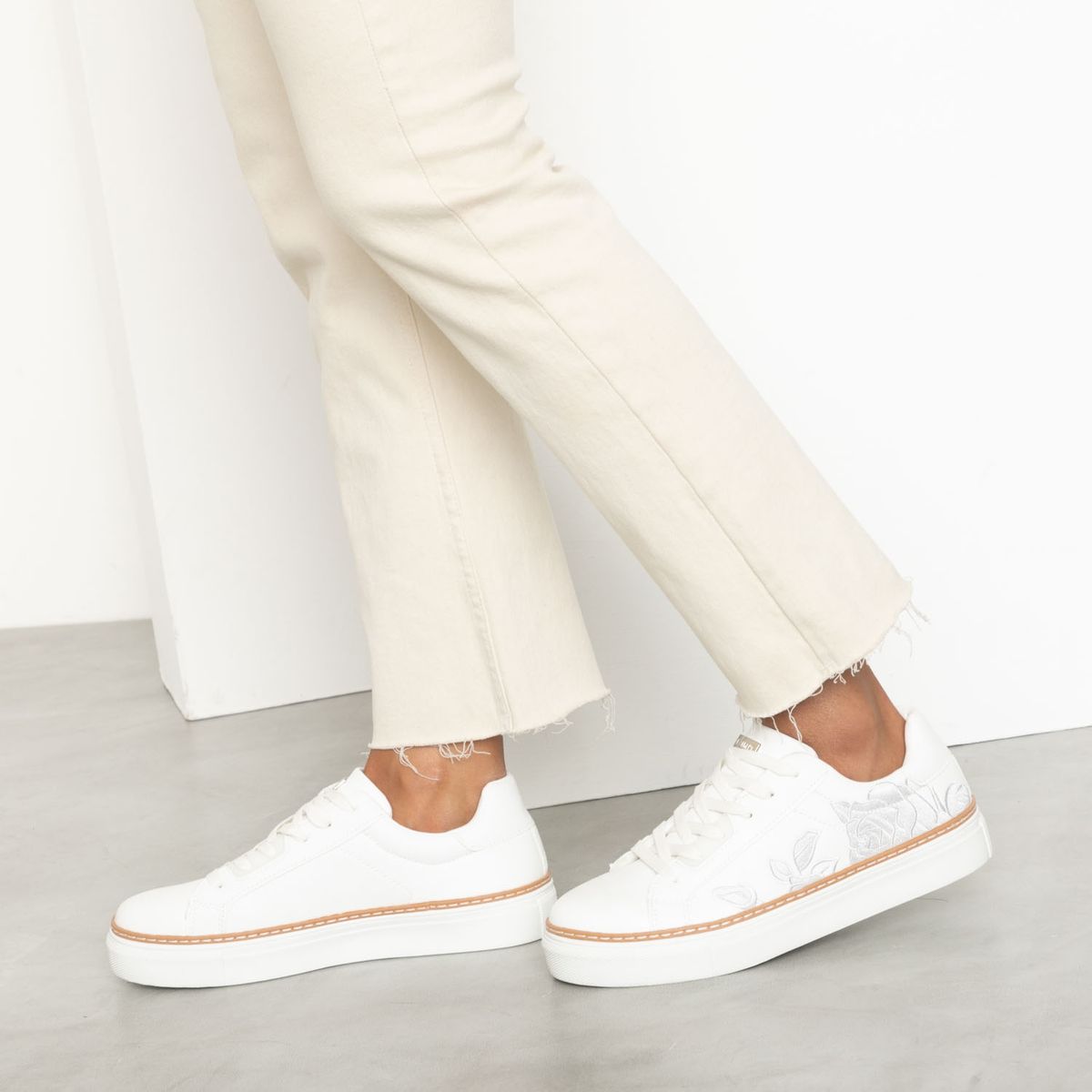 BASEMENT - Zapatilla Urbana Mujer Blanco Basement