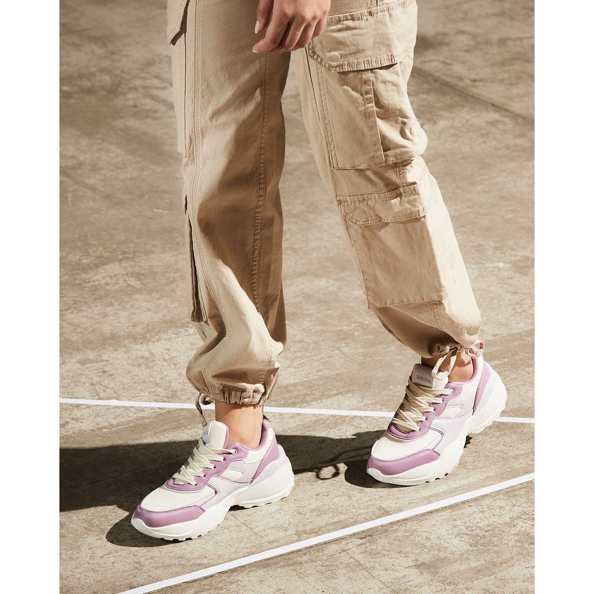 SYBILLA - Zapatilla Urbana Mujer Morado Sybilla