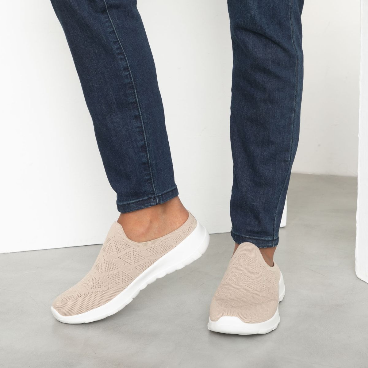 S COCCI - Zapatilla Urbana Mujer Beige S. Cocci