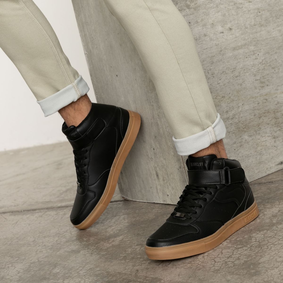 BEARCLIFF - Zapatilla Urba Cretin2 Negro Hombre Bearcliff