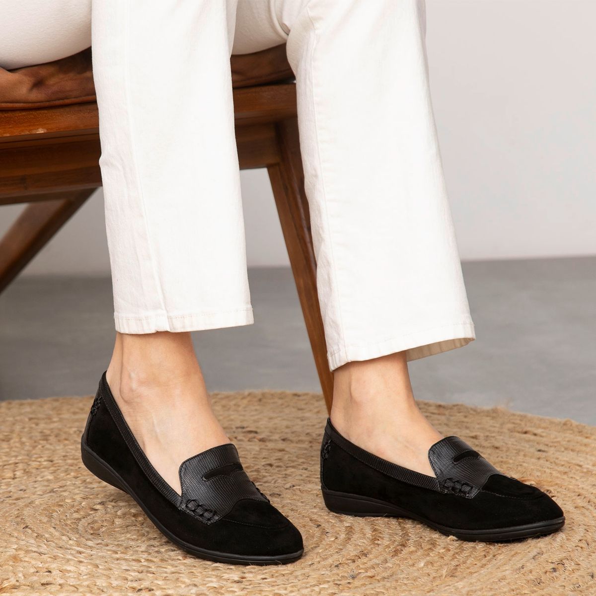 S COCCI - Zapato Casual Mujer Negro S Cocci