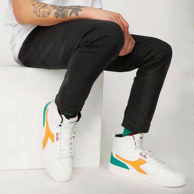 DIADORA - Frento High Zapatilla Urbana Hombre Multicolor Diadora
