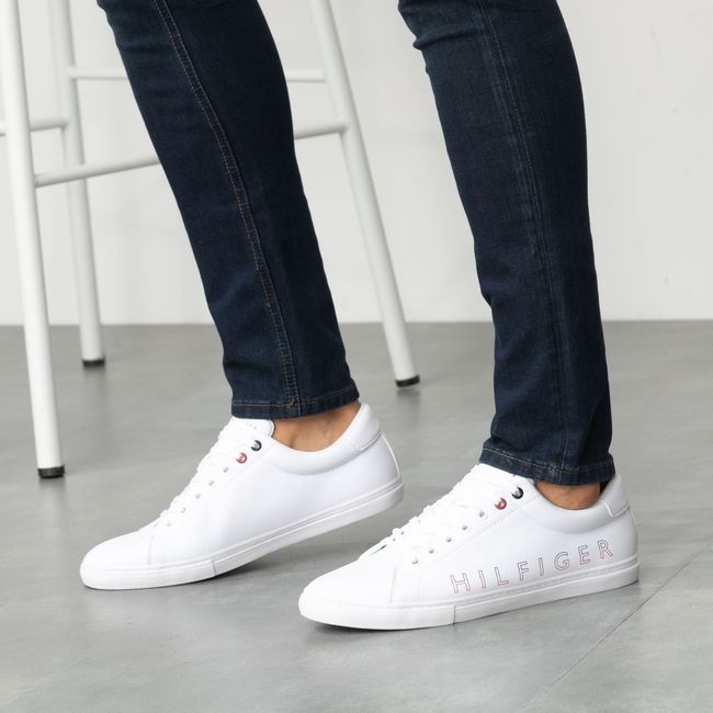 TOMMY HILFIGER - Zapatilla Urbana Hombre Blanco Tommy Hilfiger