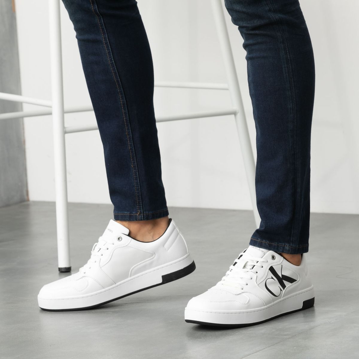 CALVIN KLEIN - Zapatilla Urbana Hombre Blanco Calvin Klein