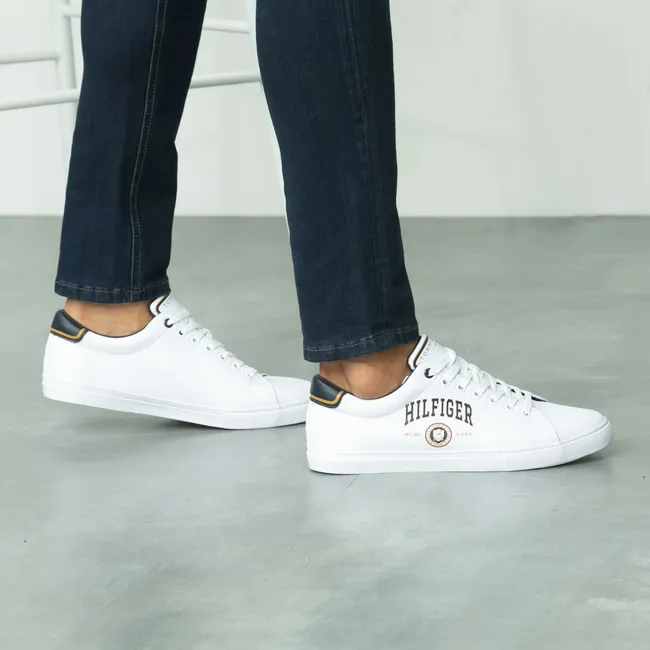 TOMMY HILFIGER - Zapatilla Urbana Hombre Blanco Tommy Hilfiger