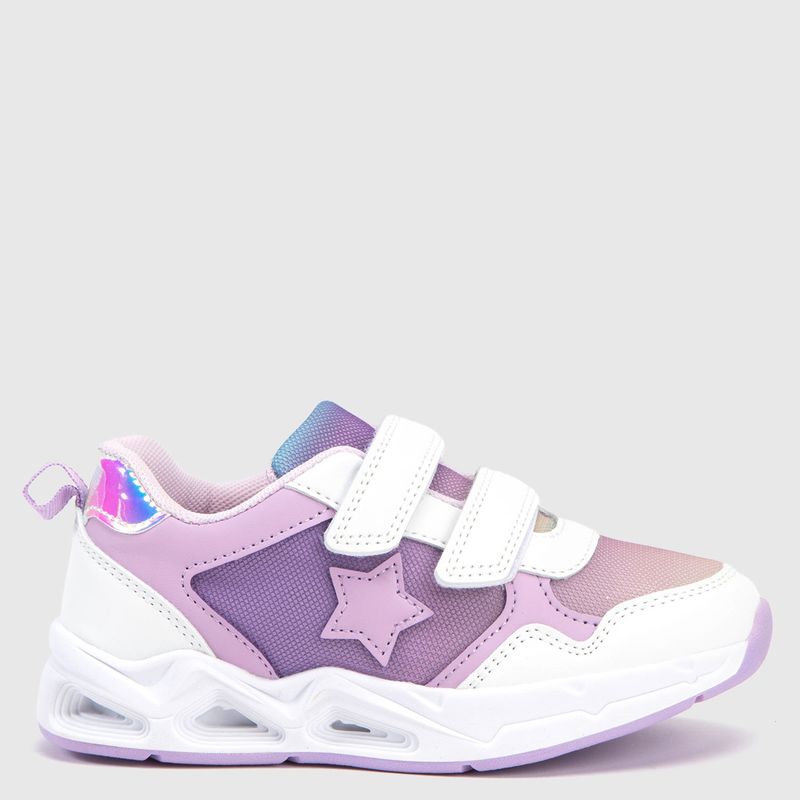 YAMP - Zapatilla Urbana con Luces Niña Morado (22 a 30) Yamp