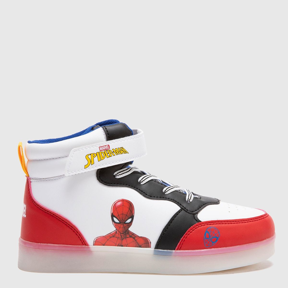 MARVEL - Zapatilla Urbana Niño Con Luces Rojo (26 a 33) Marvel