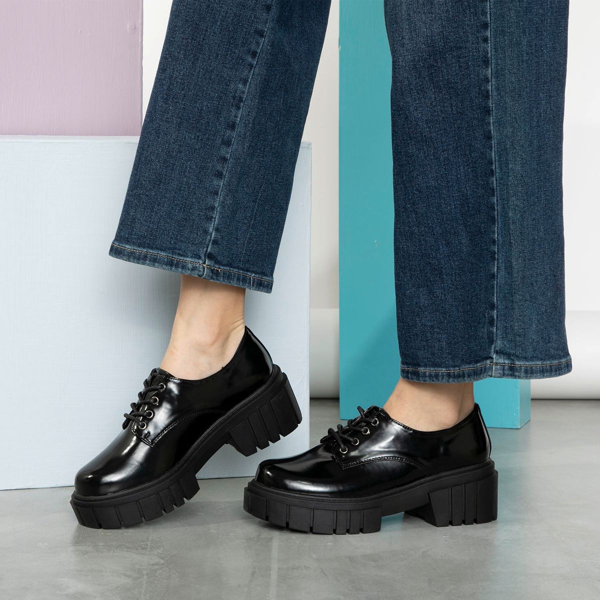 SYBILLA - Zapato Casual Mujer Negro Sybilla