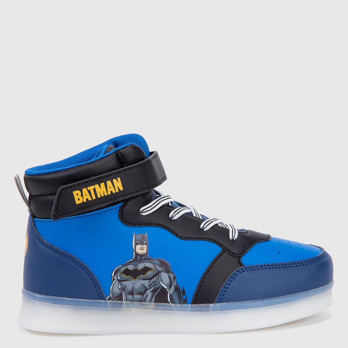 WARNER BROS - Batman Zapatilla Niño Velcro con Luces Azul (26 a 33) Warner Bros