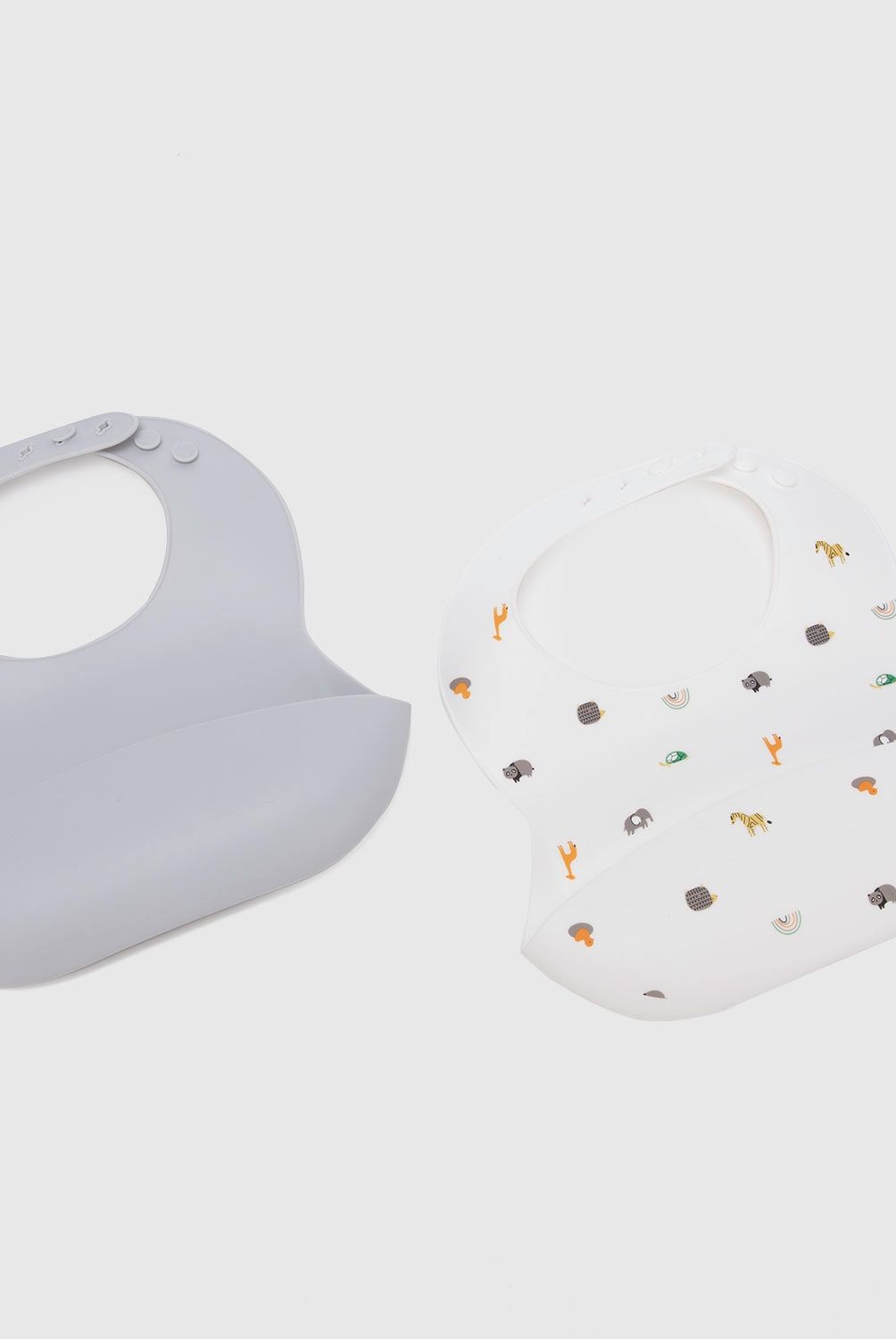 YAMP - Pack Babero Silicona 2 Unidades Unisex Bebé  Yamp
