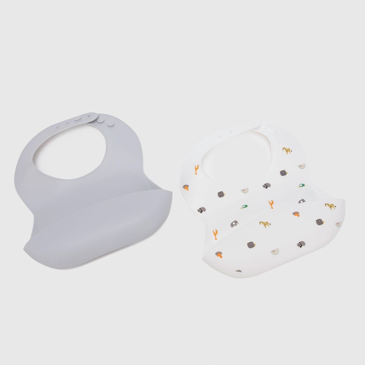 YAMP - Pack Babero Silicona 2 Unidades Unisex Bebé  Yamp