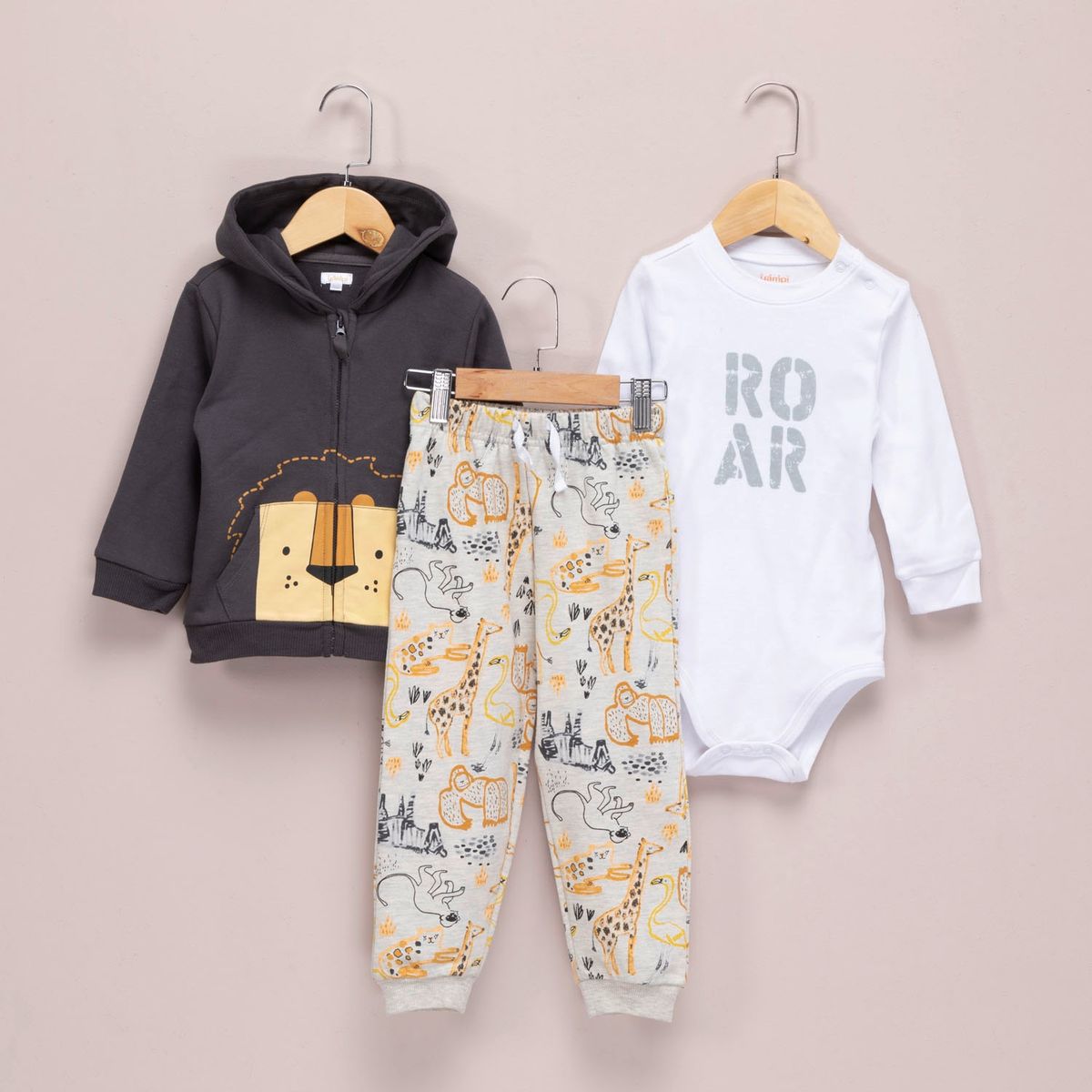 YAMP - Conjunto 3 Piezas Algodón Bebé Niño Yamp