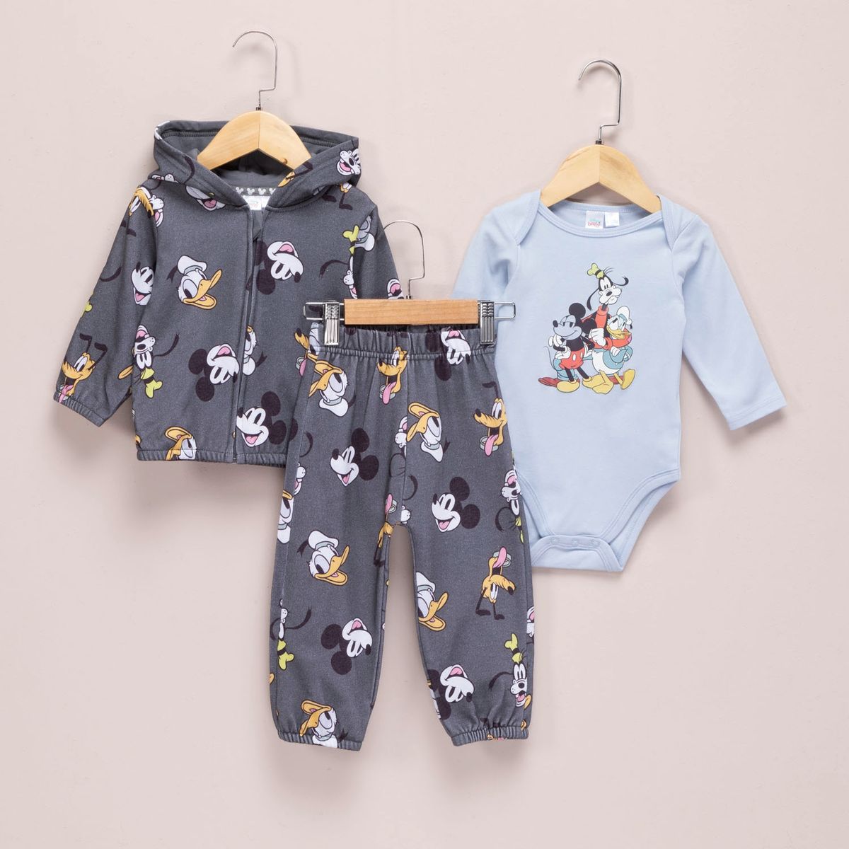 STD CHARACTERS - Conjunto 3 Piezas Algodón Bebé Niño Std Characters