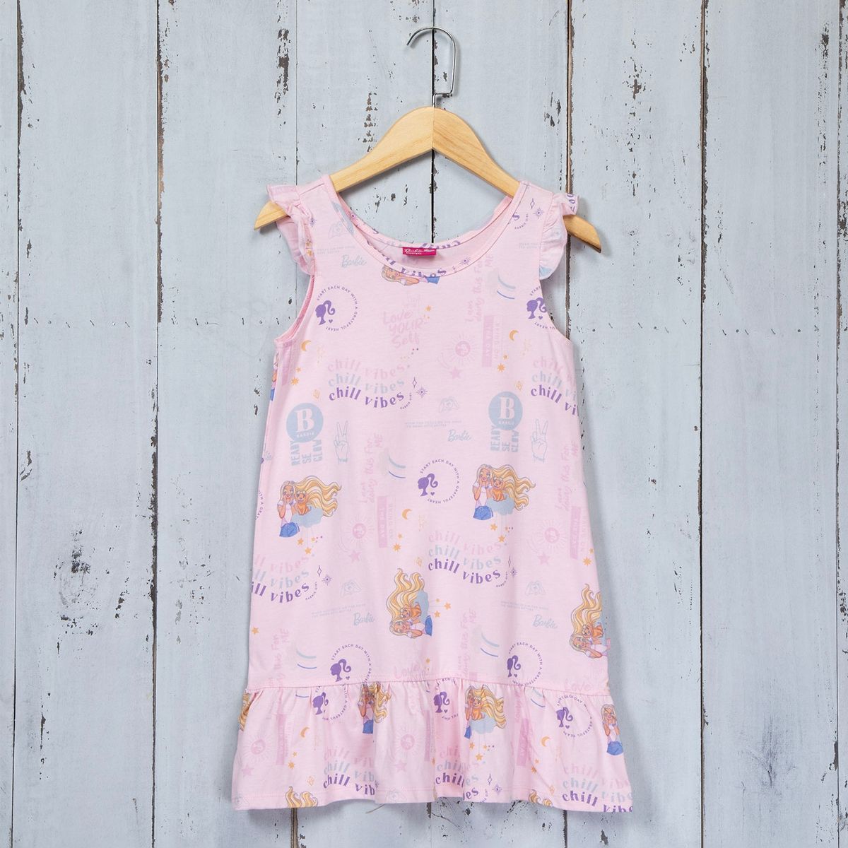 BARBIE - Camisa de Dormir Algodón Reciclado Niña Barbie