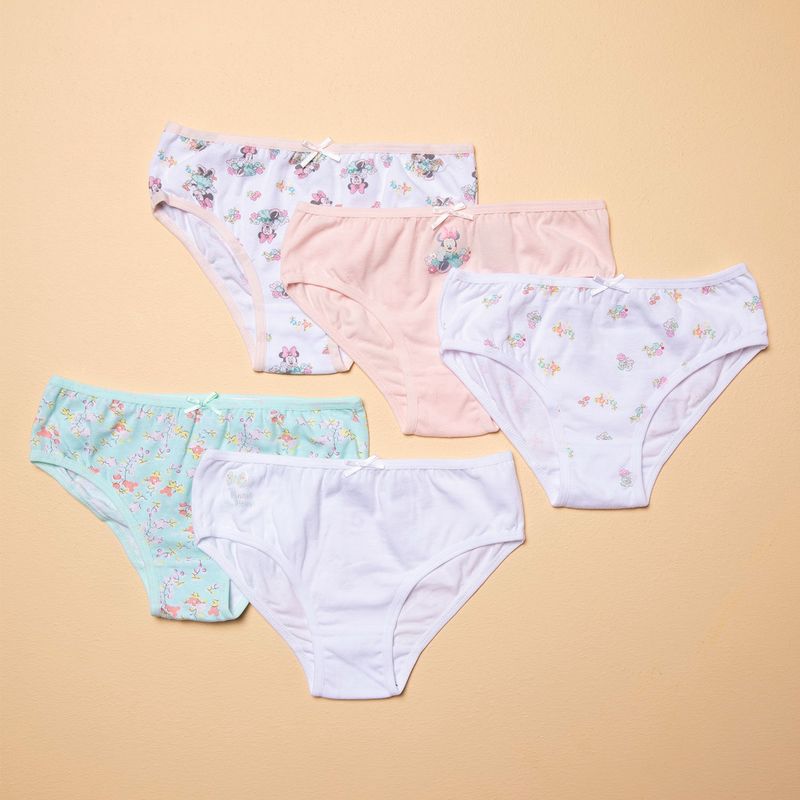 MINNIE - Calzón Pack de 5 Unidades Algodón Niña Minnie
