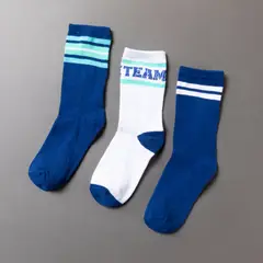FEDERATION - Calcetines Pack De 3 Pares Medio Niño Algodón
