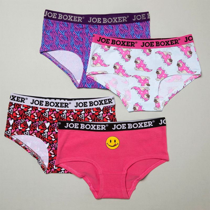 JOE BOXER - Calzones Pack 4 Unidades Niña Joe Boxer
